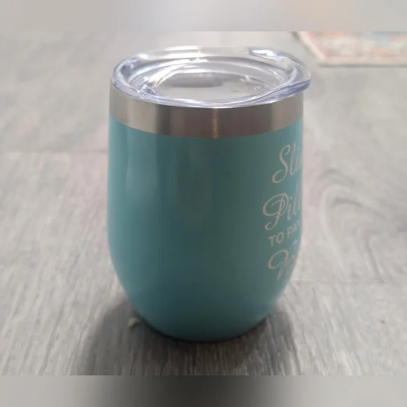 Slinging Pills Pay the Bills Engraved Insulated Stemless Stainless Steel Tumbler - Picture 7 of 16